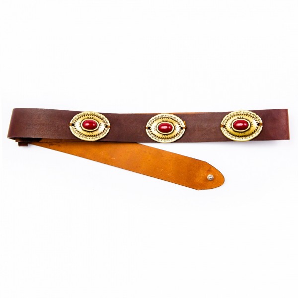 "Red passion" Women's Leather Belt 