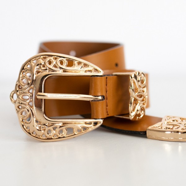 "Forever young" Women's Leather Belt 