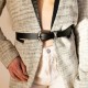 "Top secret" Women's Leather Belt 