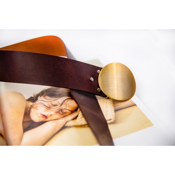 "To the moon and back" Women's Leather Belt   