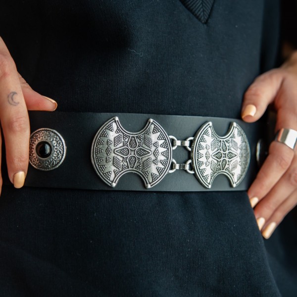 "Fly me to the sky" Women's Leather Belt   