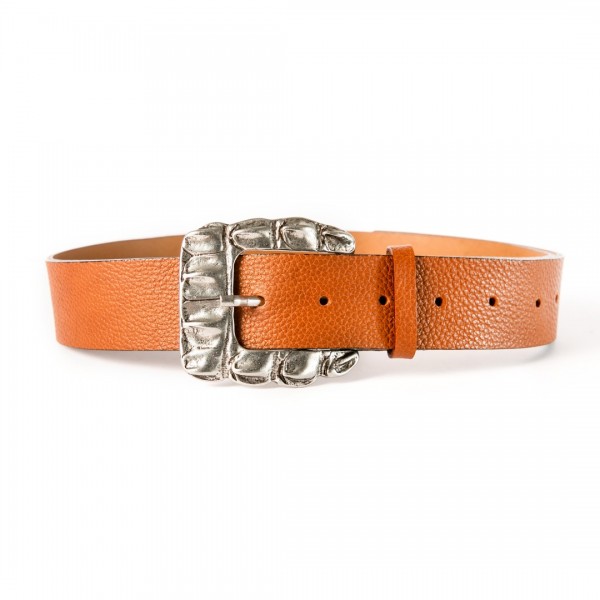"Croco" Women's Leather Belt     