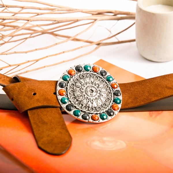 "Day dreaming 2" Women's Leather Belt     