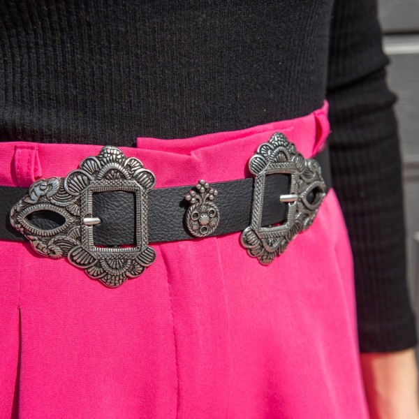 "Tell me why" Women's Leather Belt     