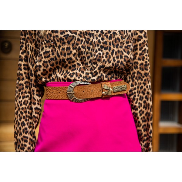 "Too wild for you" Women's Leather Belt     