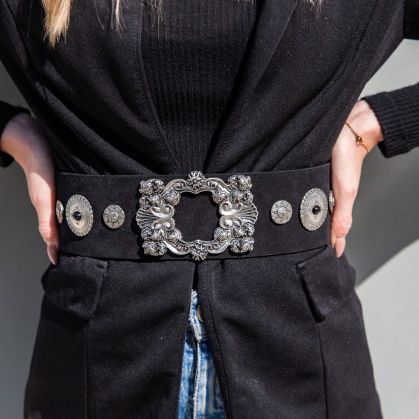 "Look at you"  Women's Leather Belt     