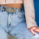 "Snake Bite" Women's Leather Belt     